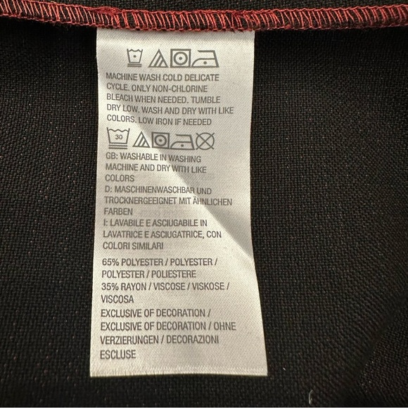 Zara Red Blazer Wrap-Front Wool-Blend - Picture 14 of 16